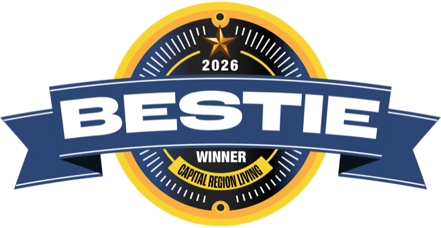Awards Badge. Unspoken Art won an award as best photographer in the Capital Region at the Bestie Awards in 2026